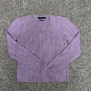 Lauren Ralph Lauren cable cashmere sweater